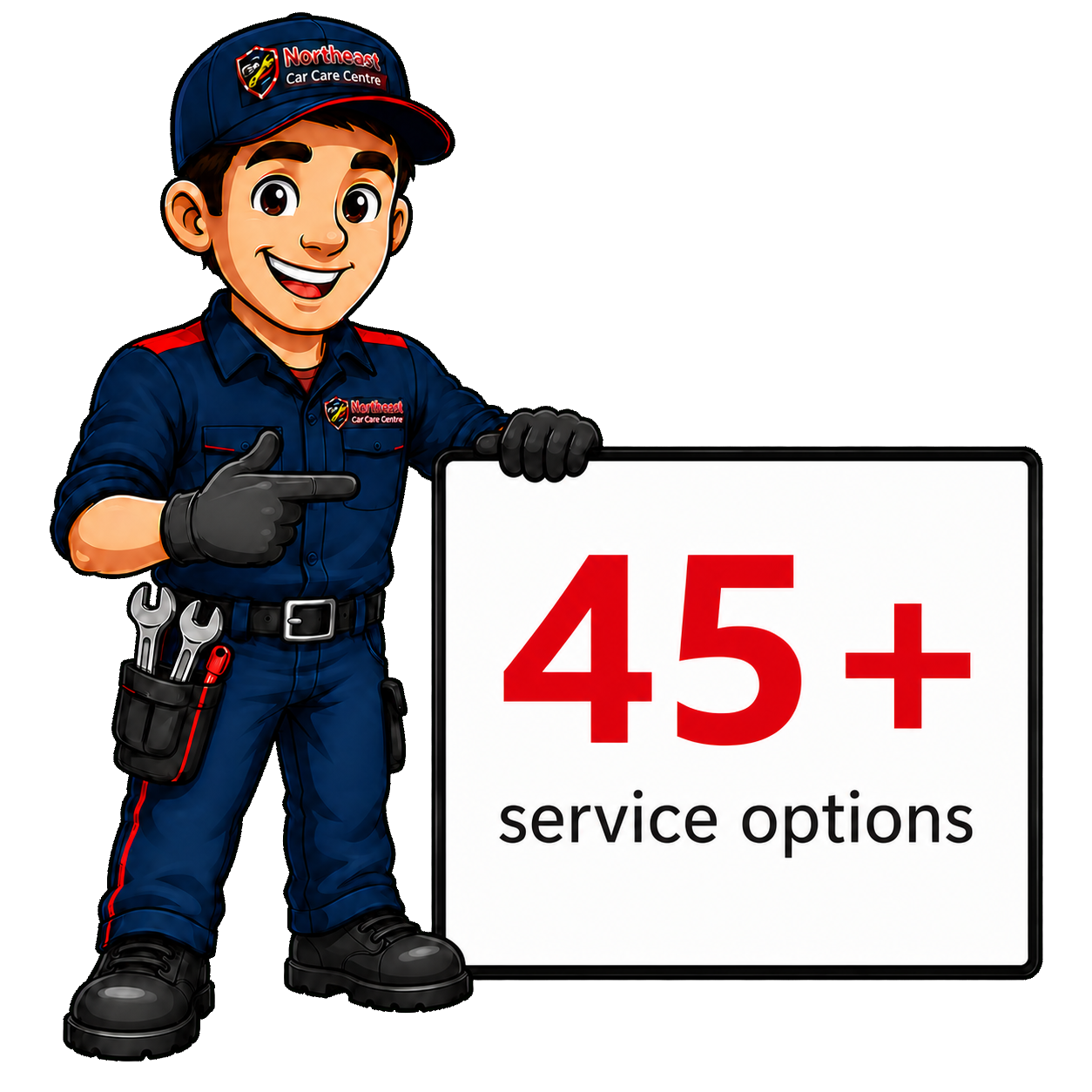 45+ service options